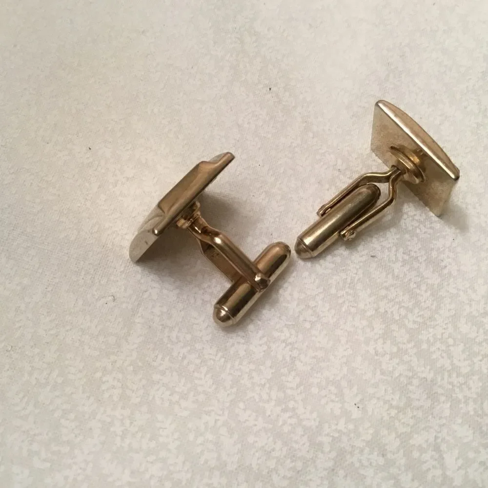 Set of Men’s Goldtone Cufflinks